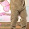 Adult Giant Teddy Bear Costume Full Body Jumpsuit with Gloves and Headpiece
